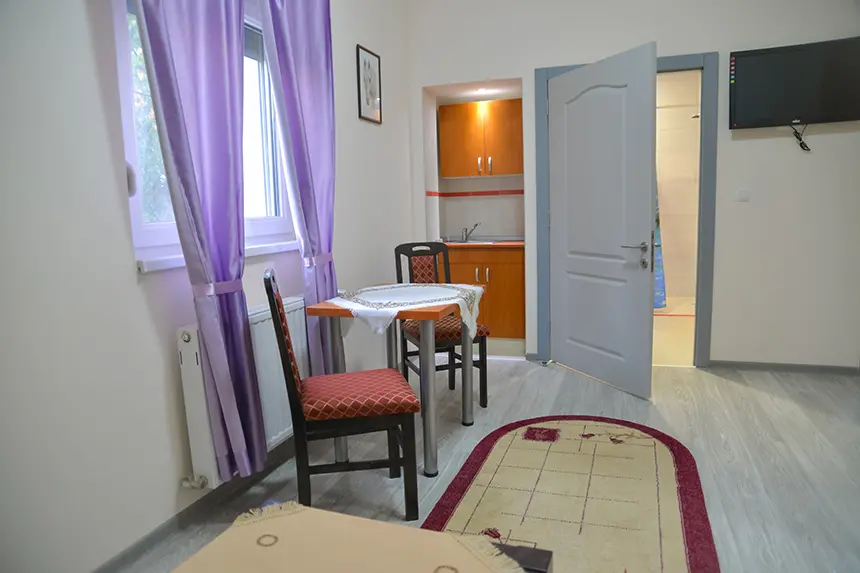 Udoban dnevni boravak i blagovaonski prostor apartmana